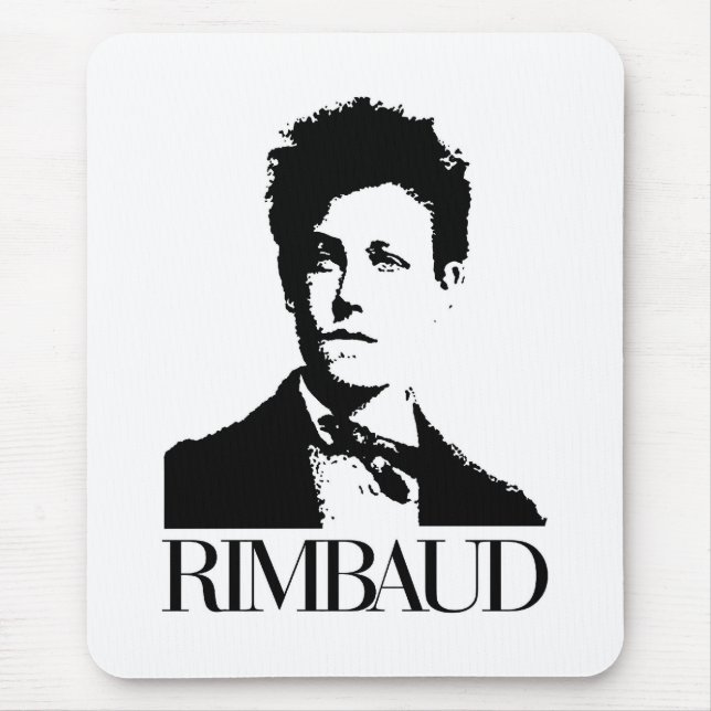 Arthur Rimbaud Mousepad (Vorne)