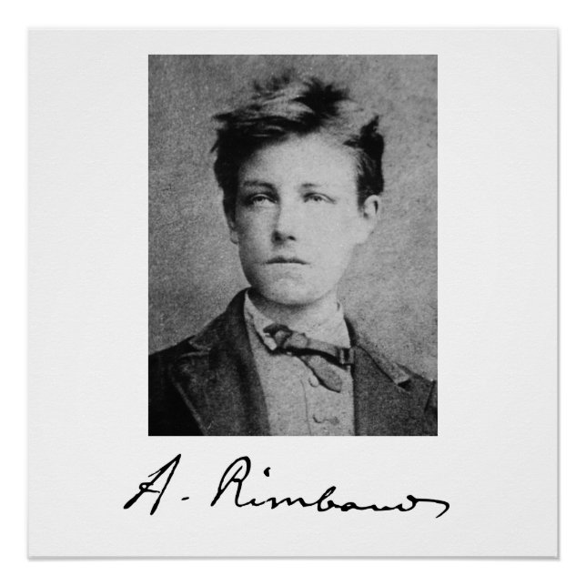 Arthur Rimbaud Poster (Vorderseite)