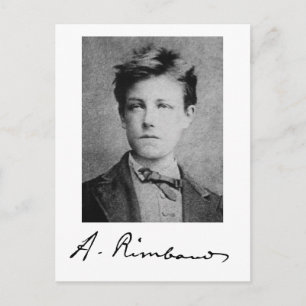 Arthur Rimbaud Postkarte