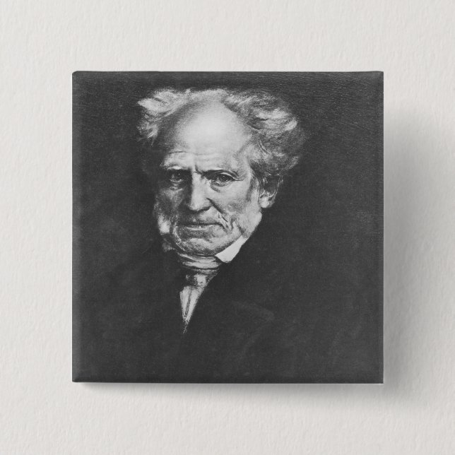 Arthur Schopenhauer Button (Vorderseite)