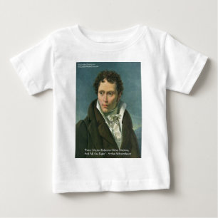 Arthur Schopenhauer "Nationen spotten" Zitat Gesch Baby T-shirt