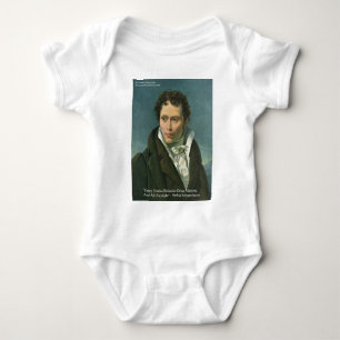 Arthur Schopenhauer "Nationen verspotten" Zitat Ge Baby Strampler
