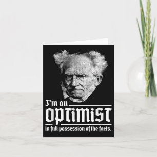 Arthur Schopenhauer Pessimismus Pessimist P Karte