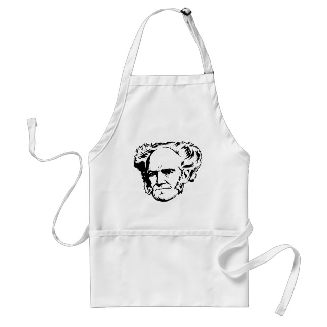 Arthur Schopenhauer-Porträt Schürze (Vorne)