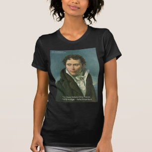 Arthur Schopenhauer Zitat "Nations Ridicule" Gesch T-Shirt