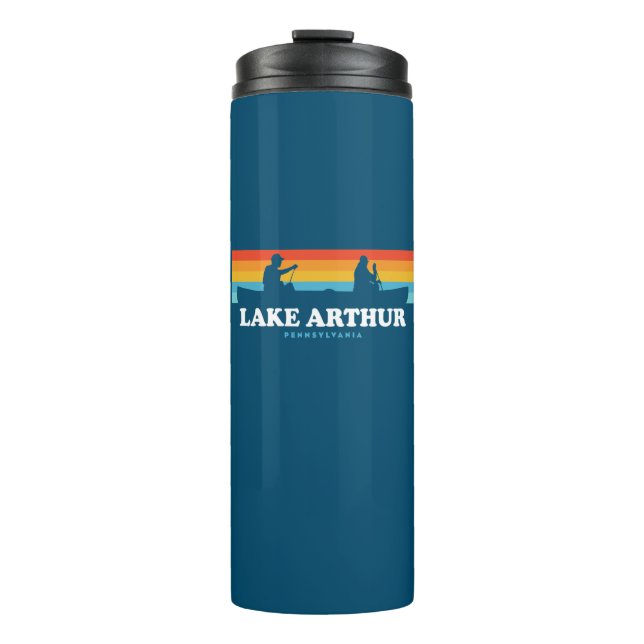 Arthur-See Pennsylvania Canoe Thermosbecher (Vorderseite)