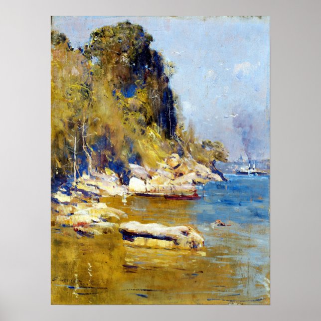 Arthur Streeton aus meinem Lager (Sirius Cove) Poster (Vorne)