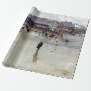 Arthur Streeton der Bahnhof, Redfern Geschenkpapier