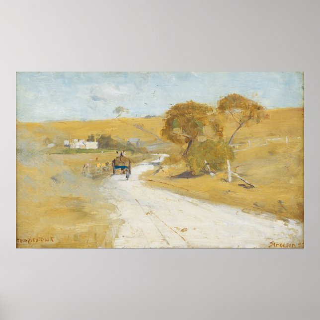Arthur Streeton - In Templestowe Poster (Vorne)