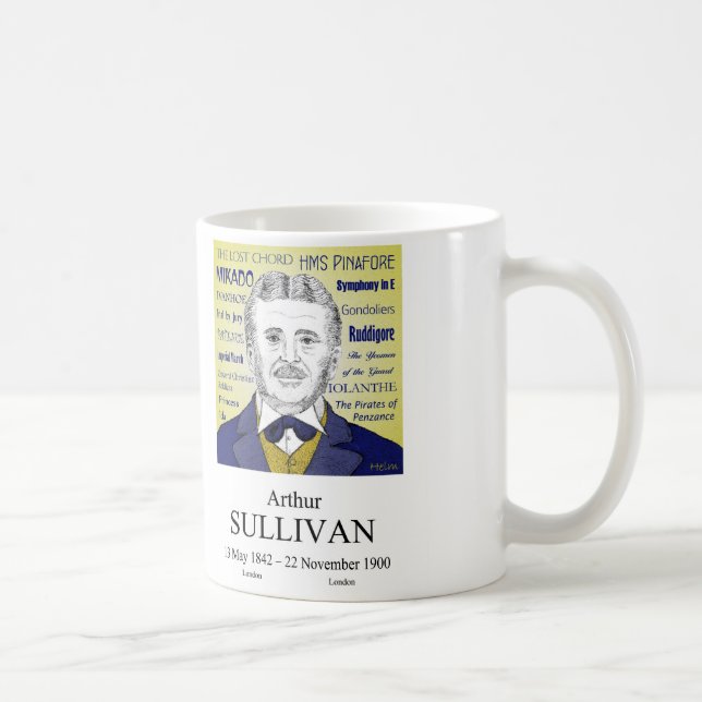 Arthur Sullivan Tasse (Rechts)