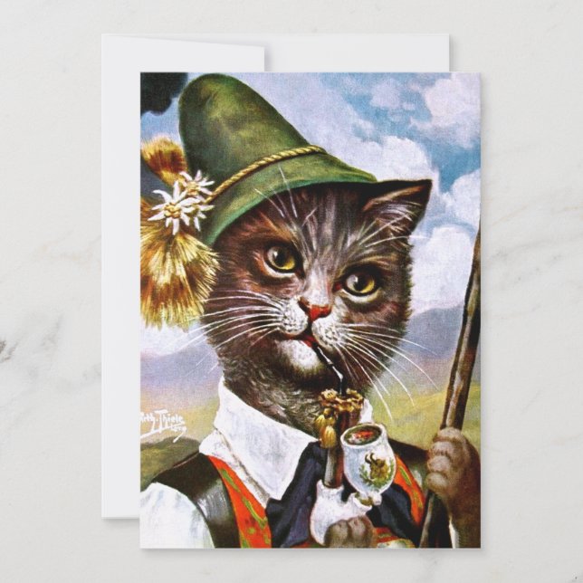 Arthur Thiele - Bayerische Alpen Katze (Vorderseite)