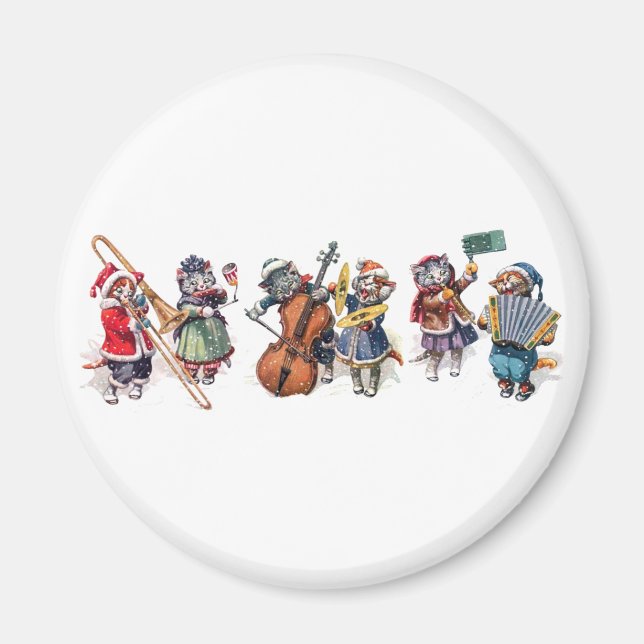 Arthur Thiele - Cats Play Orchestra im Schnee. Magnet (Vorne)