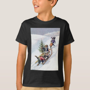 Arthur Thiele - Katzen holen Zuhause einen T-Shirt