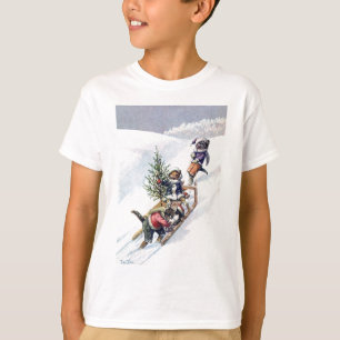 Arthur Thiele - Katzen holen Zuhause einen T-Shirt