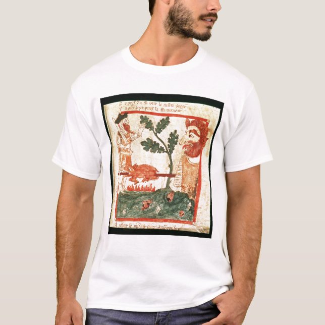 Arthur trifft die riesige Röstung ein Schwein auf T-Shirt (Vorderseite)