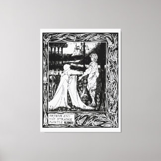 Arthur und das seltsame Mantel Leinwanddruck