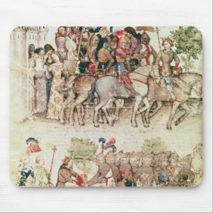 Arthur und seine Ritter, die auf darlegen Mousepad