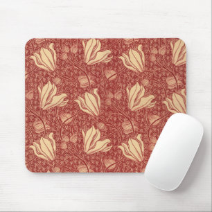 Arthur Wilcock The Lily Vintage Floral Rot Muster Mousepad