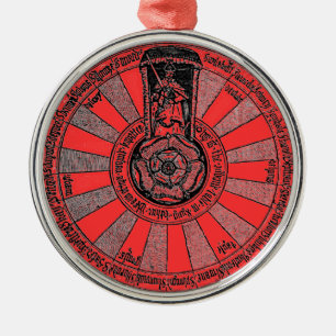 Arthur's round table silbernes ornament