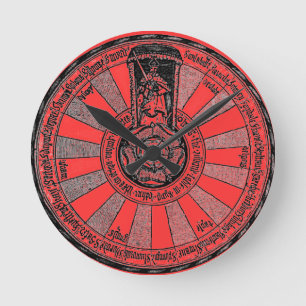 Arthurs runde Tabelle Wanduhr