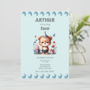 Arthurs zweiter Geburtstag Einladung