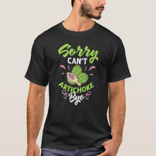 Artichoke Pflanze Rezept Gemüsepflanze Blume Einge T-Shirt