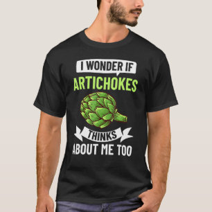 Artichoke Pflanze Rezept Gemüsepflanze Blume Einge T-Shirt