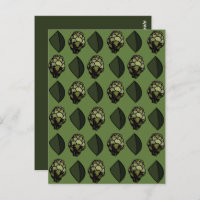 Artichoke Pflanzliche Pflanze Botanisches Muster