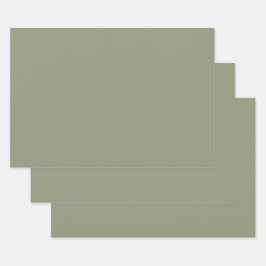 Artichoke (Vollfarbe) Geschenkpapier Set