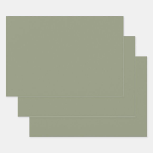 Artichoke (Vollfarbe) Geschenkpapier Set (Set)