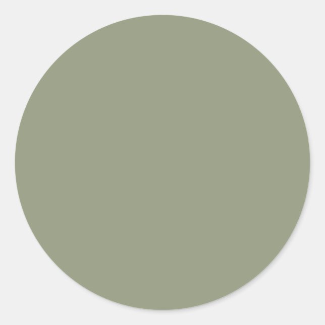 Artichoke (Vollfarbe) Runder Aufkleber (Vorderseite)