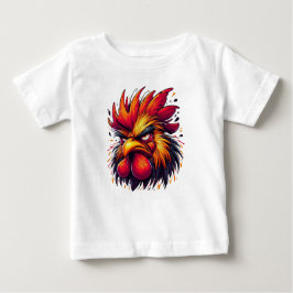 Artie Angry Rooster Baby Tee