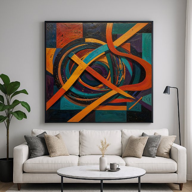 Artifact - Geometrisches Kunstdesign Poster (Von Creator hochgeladen)