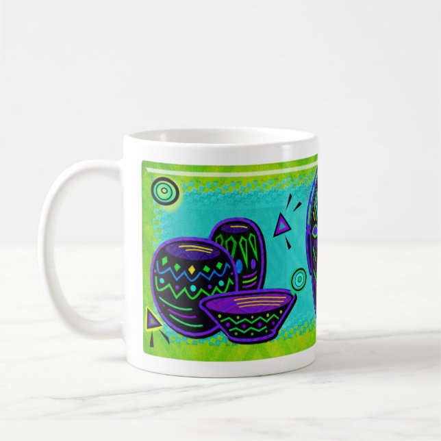 Artifakt African Pop Art Tasse (Links)