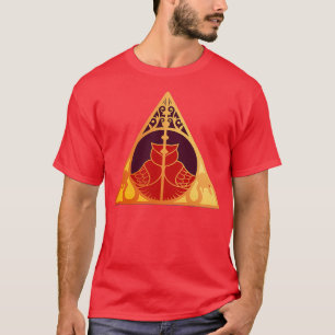 Artifaktkauz und Schlange goldrot T-Shirt