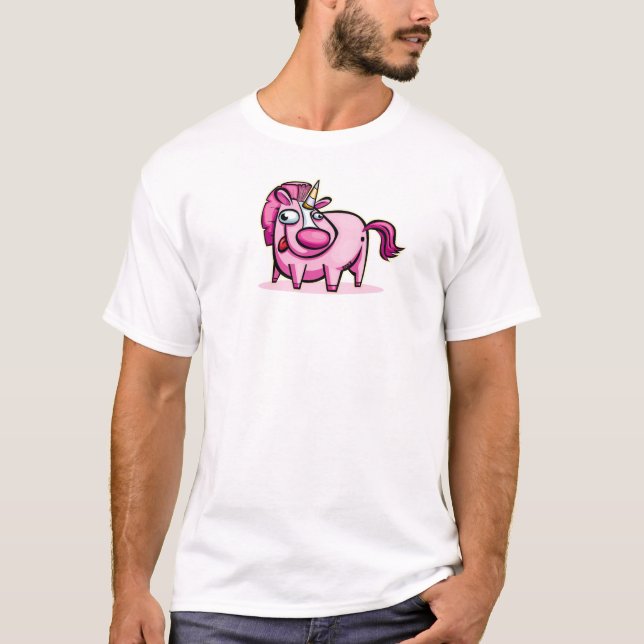 Artiful Pink Unicorn T-Shirt (Vorderseite)