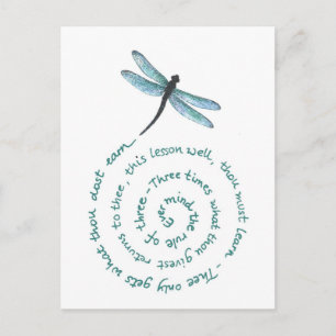 Artikel 3 - Hexengesetz - Rede von Wiccan Postkarte