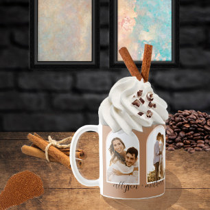 Artikel 4 Foto Terracotta   Blush Couple + Name C Kaffeetasse