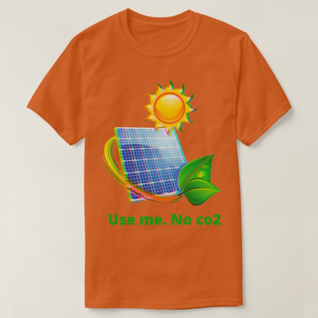 Artikel über Solarenergie 2 T-Shirt (Design vorne)