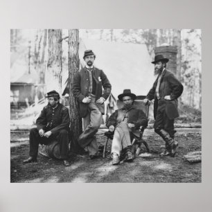 Artillerie Brigade, 3. Korps am Bahnhof Brandy Poster