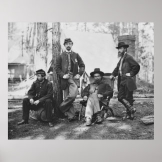 Artillerie Brigade, 3. Korps am Bahnhof Brandy Poster