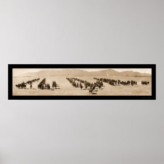 Artillerie El Paso TX Riesiges Foto 1916 Poster