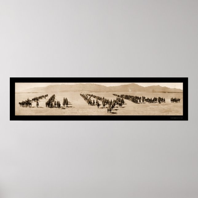 Artillerie El Paso TX Riesiges Foto 1916 Poster (Vorne)