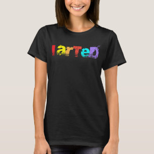 Artis I Arted Paint Splash Frauen Männer Kinder T-Shirt