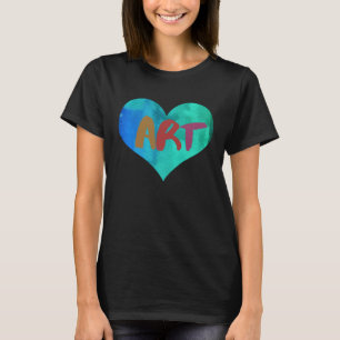 Artis Teacher for Colorful Heart 2 T-Shirt