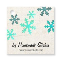 Artisan Canvas Snowflake Happiness