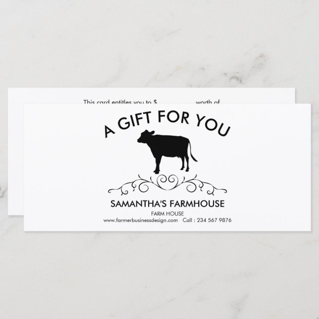 Artisan Cattle Farm (Vorne/Hinten)