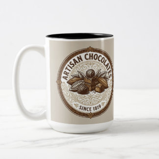Artisan Chocolates Vintage Kakao Zweifarbige Tasse