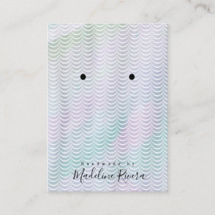 Artisan Earring Display Cards für Wasserfarbe Telefonnummerkarte