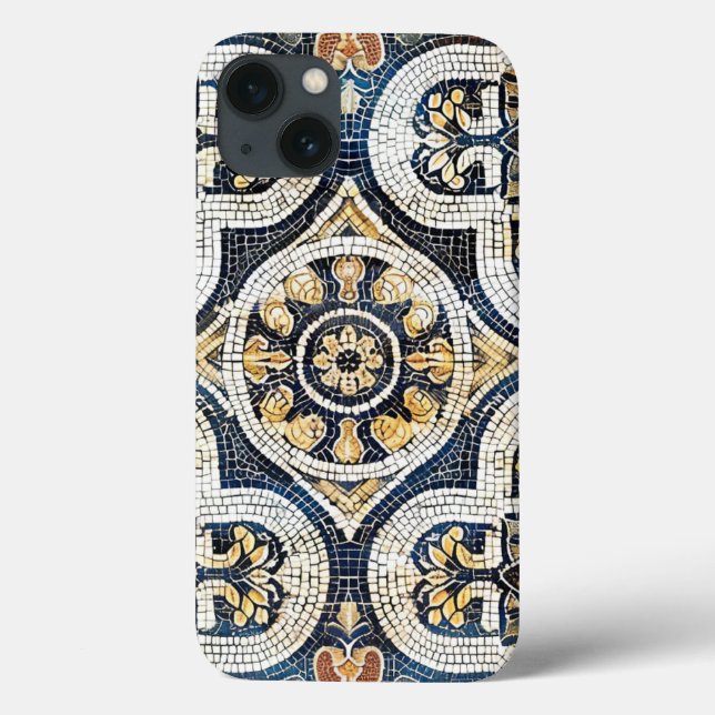 Artisan Geometric Floral Case-Mate iPhone Hülle (Rückseite)